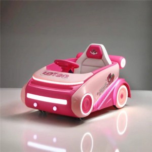 Influencer children&#039;s electric indoor car stroller baby remote control four-wheel toy rechargeable car new manufacturer