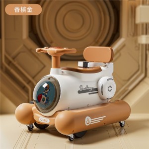 儿童电动车室内两用分开滑行扭扭车男女宝宝可坐人灯光音乐早教车