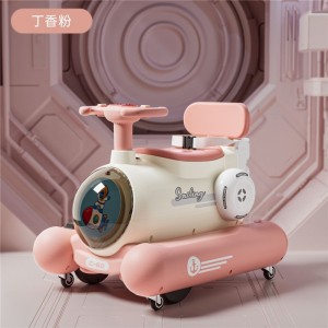 儿童电动车室内两用分开滑行扭扭车男女宝宝可坐人灯光音乐早教车