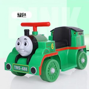 电动小火车带遥控男女宝宝玩具车带音乐可坐人电动四轮汽车