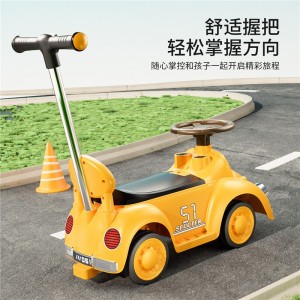 新款溜溜车1-3岁宝宝平衡车防侧翻滑步车音乐灯光四轮玩具车