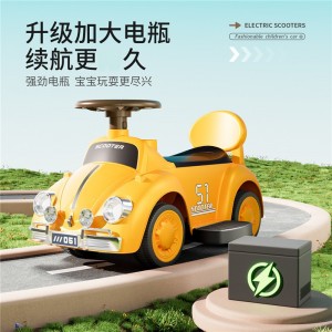 新款溜溜车1-3岁宝宝平衡车防侧翻滑步车音乐灯光四轮玩具车