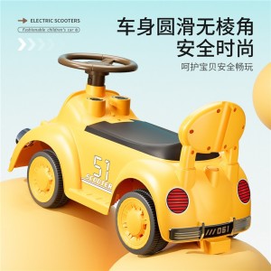 新款溜溜车1-3岁宝宝平衡车防侧翻滑步车音乐灯光四轮玩具车