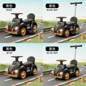 新款溜溜车1-3岁宝宝平衡车防侧翻滑步车音乐灯光四轮玩具车