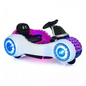 双电池双驱动儿童电动车太空车婴儿玩具骑乘汽车四轮遥控汽车摩托车