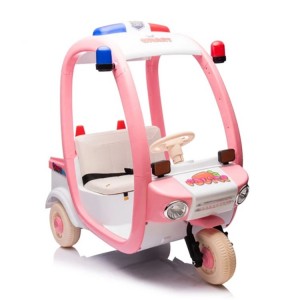 儿童电动广场车儿童电汽车儿童皮座玩具车警车广场车电动