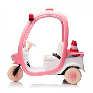 儿童电动广场车儿童电汽车儿童皮座玩具车警车广场车电动