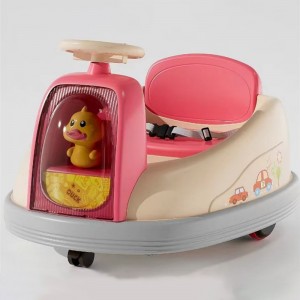 新款儿童电动双驱碰碰车男女孩宝宝小孩可坐人充电遥控玩具车