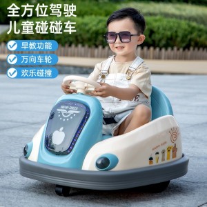 Children&#039;s electric car bumper car with remote control home quad car kart drift car for boys and girls 1-6 years old