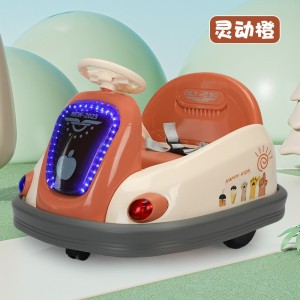 Children&#039;s electric car bumper car with remote control home quad car kart drift car for boys and girls 1-6 years old