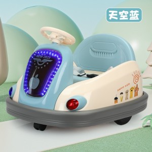 Children&#039;s electric car bumper car with remote control home quad car kart drift car for boys and girls 1-6 years old