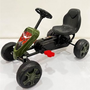 儿童四轮卡丁车宝宝脚踏健身车小孩可坐四轮沙滩车脚踏自行车