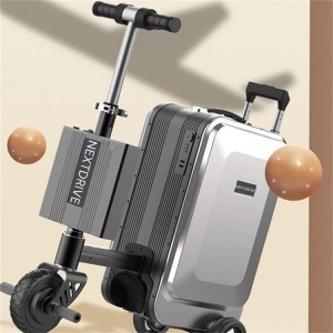 高档电动行李箱骑行代步可坐大人可登机20寸拉杆外出旅行箱可充电