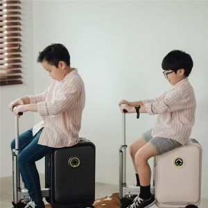 智能电动行李箱骑行代步伸缩折叠旅行箱20寸登机拉杆箱