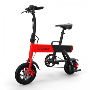 全铝车架锂电滑板车折叠锂电自行车两轮车代步车P12+自行车