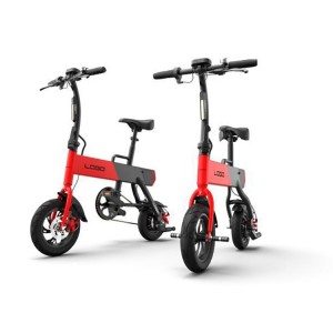 全铝车架锂电滑板车折叠锂电自行车两轮车代步车P12+自行车