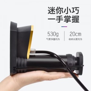 厂家直供脚踩打气筒自行车家用电瓶摩托车篮球多种功能管高 压充气泵