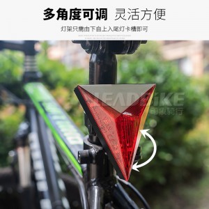 户外骑行灯 LED自行车尾灯 安全警示灯 山地车装备 单车用品