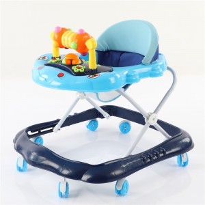 新款婴儿学步车防侧翻助步车带推把手推学步神器幼儿 babywalker