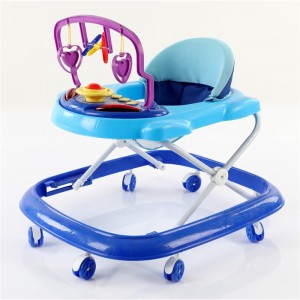 新款婴儿学步车防侧翻助步车带推把手推学步神器幼儿 babywalker