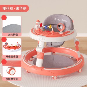太空婴儿学步车多种功能防侧翻可坐推起步助步车儿童学步车