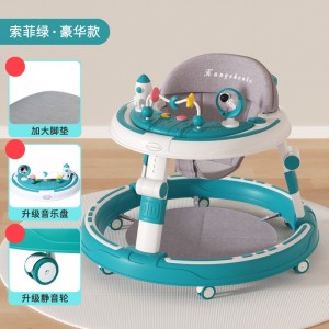 太空婴儿学步车多种功能防侧翻可坐推起步助步车儿童学步车