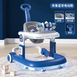 婴儿学步车防o型腿多种功能防摔防侧翻女孩助步可坐手推车新款