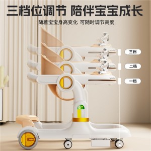 Baby walker, anti-O-legs, multi-function, anti-fall, anti-rollover, baby boy, walker, can sit on, U-shaped stroller