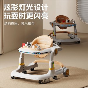 Baby walker, anti-O-legs, multi-function, anti-fall, anti-rollover, baby boy, walker, can sit on, U-shaped stroller