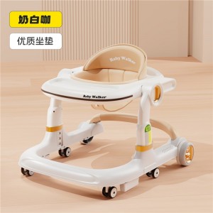 Baby walker, anti-O-legs, multi-function, anti-fall, anti-rollover, baby boy, walker, can sit on, U-shaped stroller