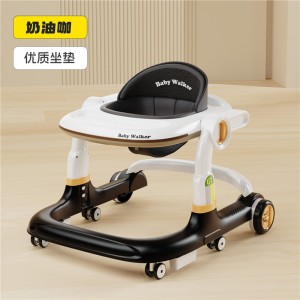 Baby walker, anti-O-legs, multi-function, anti-fall, anti-rollover, baby boy, walker, can sit on, U-shaped stroller