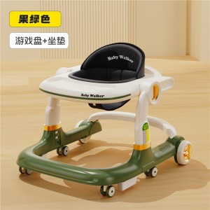 Baby walker, anti-O-legs, multi-function, anti-fall, anti-rollover, baby boy, walker, can sit on, U-shaped stroller