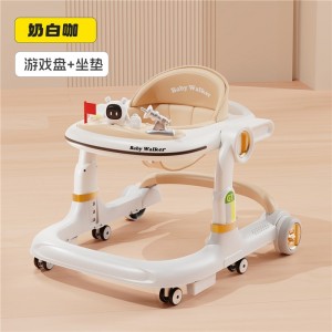 Baby walker, anti-O-legs, multi-function, anti-fall, anti-rollover, baby boy, walker, can sit on, U-shaped stroller