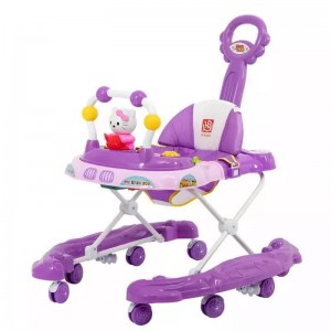 The manufacturer introduced a foldable baby walker baby walker baby walker with music