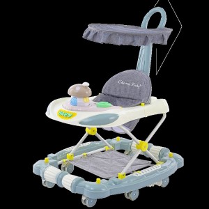 婴儿学步车防o型腿多种功能防侧翻宝宝步行可坐可推男女孩助步车