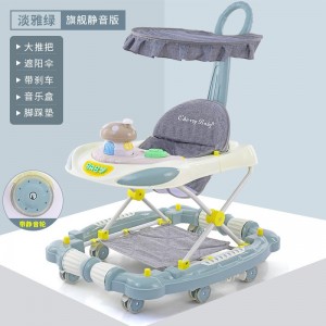 婴儿学步车防o型腿多种功能防侧翻宝宝步行可坐可推男女孩助步车