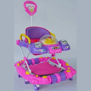 婴儿学步车防O型腿可折叠多种功能宝宝助步车防侧翻手推车