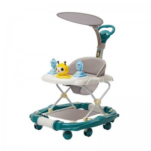 婴儿学步车儿童折叠宝宝变摇马多用型防侧翻可推助步车童车