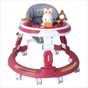 婴儿学步车二合一儿童新生儿学步车音乐多种功能带轮子折叠学步车