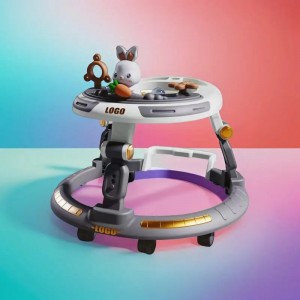 婴儿学步车二合一儿童新生儿学步车音乐多种功能带轮子折叠学步车