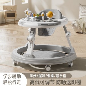 Baby walker bike, baby, multi-function, anti-rollover protection, 7-18 month old girls can sit and push the stroller