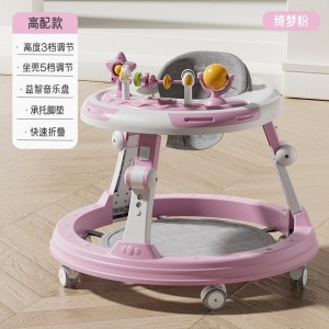 Baby walker bike, baby, multi-function, anti-rollover protection, 7-18 month old girls can sit and push the stroller