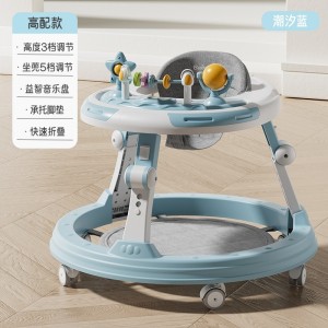 Baby walker bike, baby, multi-function, anti-rollover protection, 7-18 month old girls can sit and push the stroller