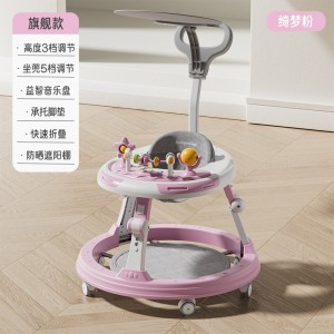Baby walker bike, baby, multi-function, anti-rollover protection, 7-18 month old girls can sit and push the stroller
