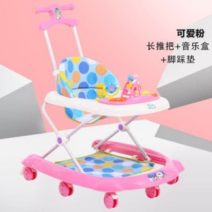 婴儿学步车多种功能防o型腿侧翻女孩手推可坐儿童男宝宝起步学行车