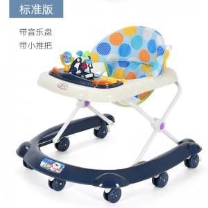 婴儿学步车多种功能防o型腿侧翻女孩手推可坐儿童男宝宝起步学行车
