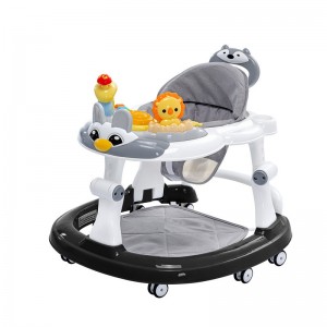 Baby walker, anti-O-legs, multi-function anti-rollover stroller, baby can ride on a walker, starter walker