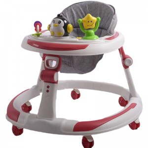 婴儿学步车多种功能防O型腿防侧翻可折叠6-18个月宝宝学步车