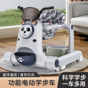 婴儿学步车男女宝宝多种功能防侧翻7-18月男女孩可坐可推儿童手