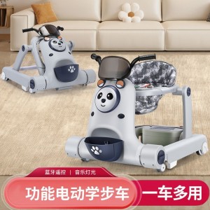 婴儿学步车男女宝宝多种功能防侧翻7-18月男女孩可坐可推儿童手
